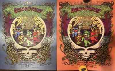 DEAD AND COMPANY HOLLYWOOD HALLOWEEN 2 POSTER LOS ANGELES SAPPHIRE MARQ SPUSTER