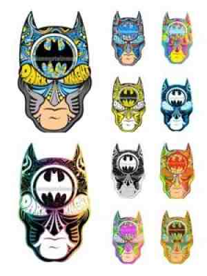 Danny Steinman - Batman Official Licensed Pins - Dark Knight- 10 Pin Set