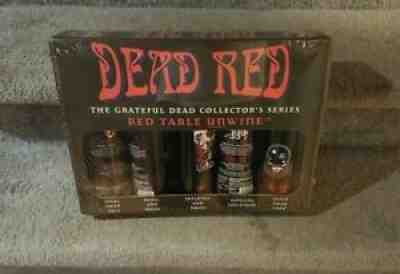 Grateful Dead Dead Red Wine Collection 5 Bottles Sealed In Original Box Unopened