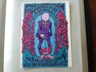 RARE 1968 GRATEFUL DEAD ACID BERRY DROPPER CAROUSEL POSTER HANDBILL AOR 2.163 NM