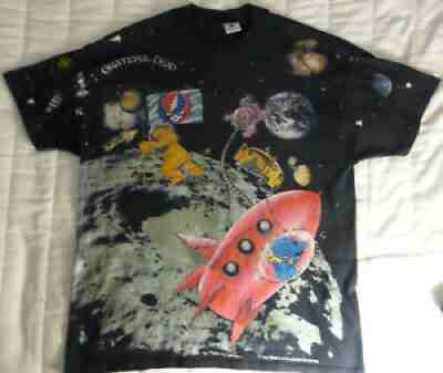 1995 Grateful Dead â??Standing on the Moonâ? all over print T-shirt XL