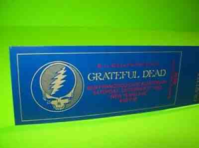 Grateful Dead Original UNUSED 1983 Concert Tour Jerry Garcia Deadhead Gift Skull