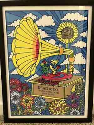 Dead & Company Poster 2018 Cuyahoga Falls Ohio - Blossom Music Center