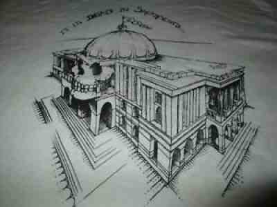 GRATEFUL DEAD SKULL CAL EXPO SACRAMENTO CAPITOL BUILDING CONCERT T-SHIRT-M-NEW