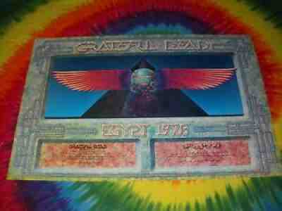 GRATEFUL DEAD 1978 EGYPT HAMZA EL DIN ALTON KELLEY PYRAMID WINGS CONCERT POSTER