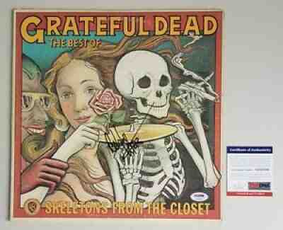Bob Bobby Weir signed THE BEST OF THE GRATEFUL DEAD album with PSA DNA COA jsa