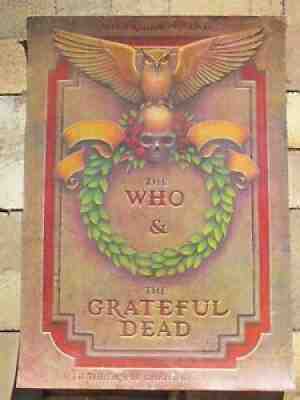 Poster Grateful Dead / The Who Bill Graham Oakland stadium 1976 AOR 4.43 no res