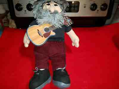JERRY GARCIA PLUSH DOLL GRATEFUL DEAD with Guitar 1998 Vintage Liquid Blue Gund