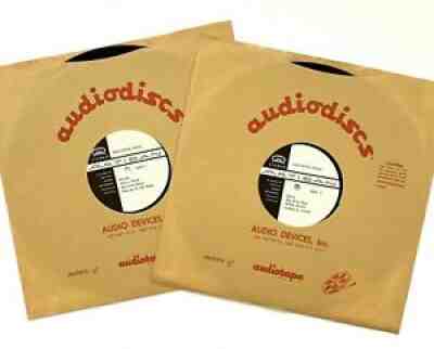 JERRY GARCIA - HIS PERSONAL 'SKULL & ROSES' 2 LP Acetates 2 COA's GRATEFUL DEAD