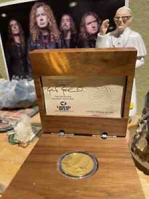 Rare 2000 Grateful Dead 1oz .9999 Fine Gold Coin with Wood Box & COA #23