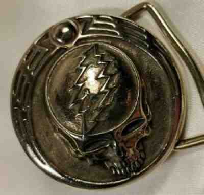 Owsley  ??Bear ? Stanley Bronze Grateful Dead "Steal Your Face" Belt Buckle