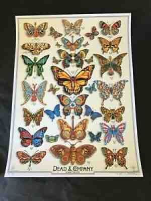 Rare Grateful Dead and Company Emek poster 2019 AP doodled John Mayer Phish