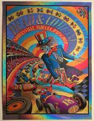 Dead & Company John Mayer Noblesville Foil Edition Concert Poster S/N LE 2/28