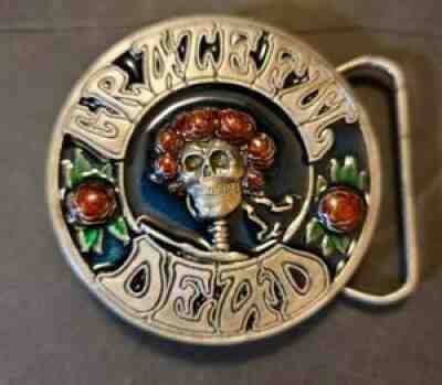 Vintage Grateful Dead Belt Buckle 1978 Bertha Kelley Mouse L-200 Beltbuckle USA