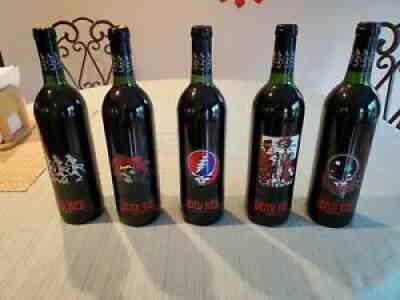 Grateful Dead Limited Edition Dead Red Wine - Set of 5 Bottles