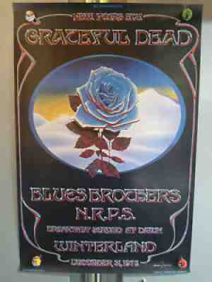 GratefuL Dead BLueS BrotherS MaSquerade BaLL BiLL Graham WinterLand 1978 PoSter