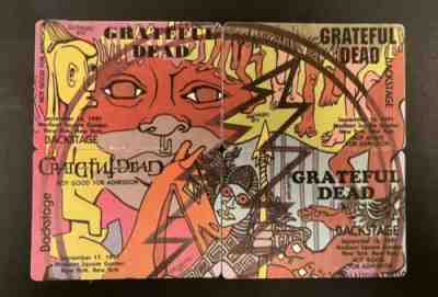 Charlie's GD set of four backstage passes, to complete the 8 puzzle