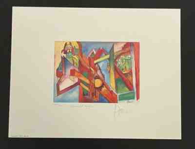 Jerry Garcia, Grateful Dead, Signed by JerryÂ  #'d Lithograph "Abstract Angles"