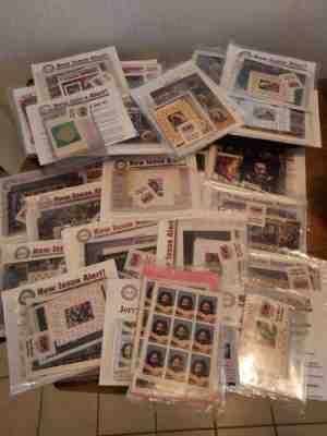 GRATEFUL DEAD JERRY GARCIA STAMPS INTERNATIONAL COLLECTORS SOCIETY NIS 2 BOXES