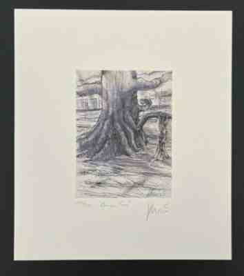 Jerry Garcia, Grateful Dead, Signed by Jerry "Banyan Tree"Â  S/#'d Lithograph