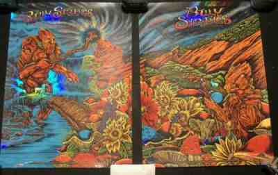 Billy Strings Red Rocks SE LE Foil Poster Set 5/12/22 5/13/22, 6/50, 17/50, CO