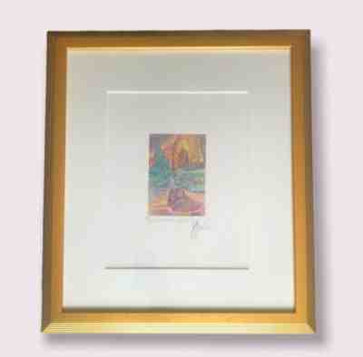 Jerry Garcia Signed Northern Lights Offset Lithograph