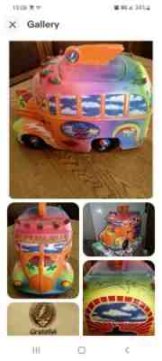 NEW 1998 GRATEFUL DEAD BUS COOKIE JAR VANDOR # MINT STANLEY MOUSE