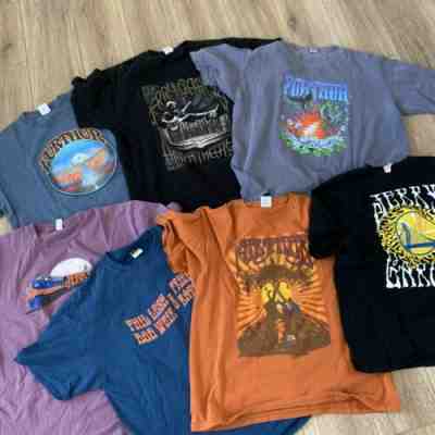 Grateful Dead Furthur Jerry Garcia Phil Lesh Weir T Shirt Lot XL Concert Tour