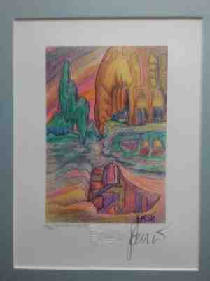 jerry garcia print Grateful Dead artwork Jerry Garcia Northern Lights print