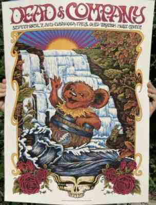 Dead and Company Cuyahoga Falls Blossom 2021 Tour Show Poster Weir Mayer & Co