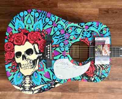 Grateful Dead Mickey Hart Signed Guitar JSA COA Custom 1/1 Graphics! Bertha!!