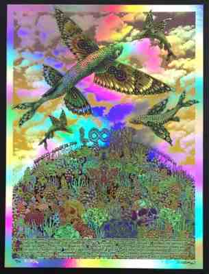 MINT Phish Ween Phil Lesh EMEK 2016 LockN' FOIL Poster 16/25