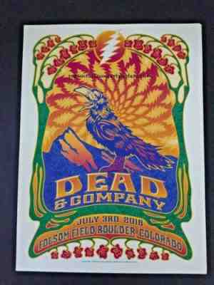 Dead & Company Boulder CO. July 3rd 2016 Night 2 Concert Poster Rare #ed Mint!