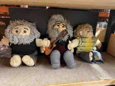 RARE Lot of 3 Grateful Dead Jerry Garcia Steal Your Heart Dolls & Gund