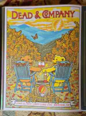 2017 Dead and Company - JIFFY LUBE LIVE BRISTOW, VA - AP poster
