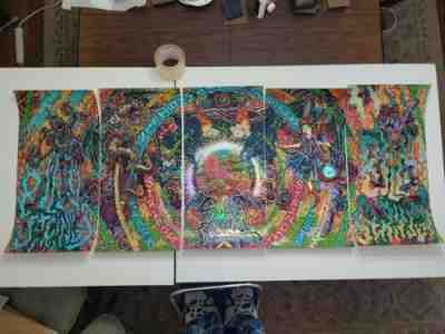 Billy Strings 5 Poster SET AP Rainbow Foil x/20 Asheville Luke Martin Halloween
