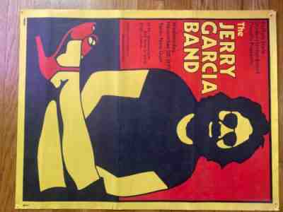 The Jerry Garcia band original poster November 30, 1977 Buffalo StateÂ 