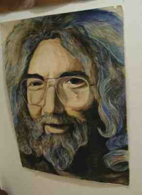 Fab Grateful Dead/Jerry Garcia Original Portrait BY MARTY COHEN/L.A. /SIGNED 2X