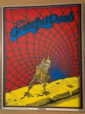 GRATEFUL DEAD 1967 TRANSLUCENT HEADSHOP POSTER By Robert Fried AOR-2.190 N/M