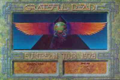 GRATEFUL DEAD LONDON EGYPT 1978 concert poster ALTON KELLEY 20x30 NM (no repro)