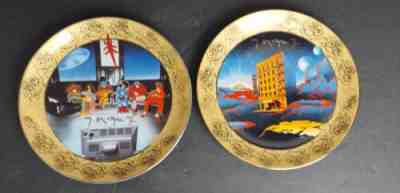 Grateful Dead Plate Classic Mouse Mars Hotel Front and Back Hamilton Collection
