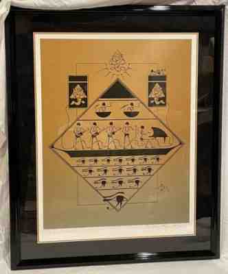 Stanley Mouse Signed Grateful Dead '78 Gaza Pyramids Egypt FRAMED Poster LE #327