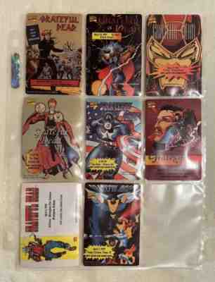 GRATEFUL DEAD MARVEL COMICS BACKSTAGE PASSES SET OF 8 EXC COND