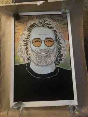 Jerry Garcia (winter Edition) By Chuck Sperry Grateful Dead Art Poster