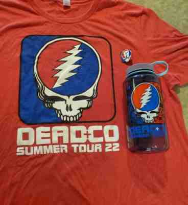 DEAD + Company 2022 Reverb Shirt 2xl Pin Nalgene Bottle New lot RARE GRATEFUL