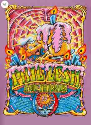 Bottle Neck Gallery - AJ Masthay "Phil Lesh & Friends" Punch Stardreams AE 1/25