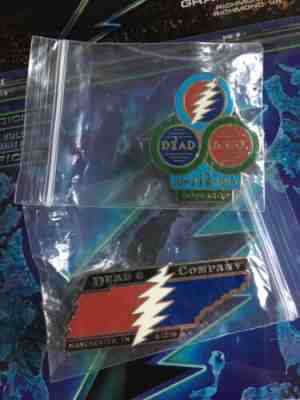 Dead and Company Pin Set BONNAROO 2016 GDP SUMMER TOUR Weir Mayer Oteil NEW