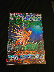 GRATEFUL DEAD PHIL LESH PHISH TREY PAGE SIGNED FIRST PRINTING CONCERT POSTER