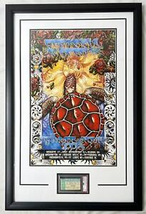 Jerry Garcia Grateful Dead Final Concert Ticket Original Poster Display (PSA)