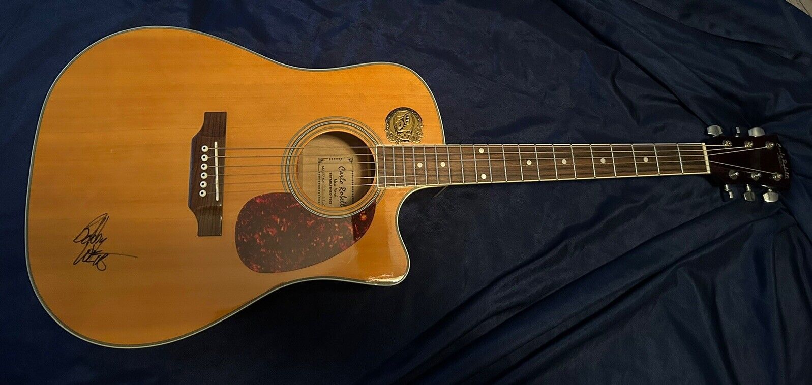 BOB WEIR SIGNED AUTOGRAPH FULL SIZE ACOUSTIC GUITAR GRATEFUL DEAD COA JSA